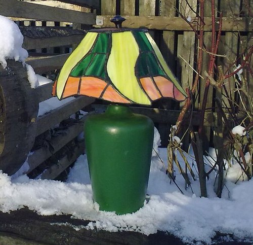 Vitrážová lampa tiffany