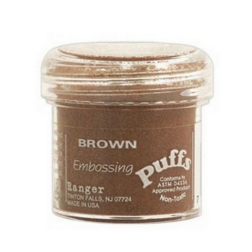 Puffs embossing - Brown — foto 1