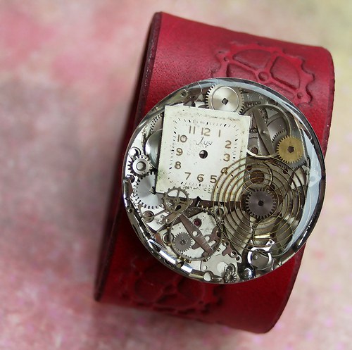 Steampunkový náramek /na přání/ — foto 1
