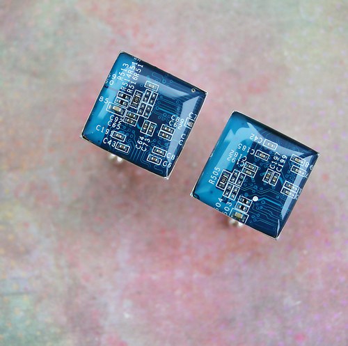 IT manžetové knoflíčky /blue/ — foto 1