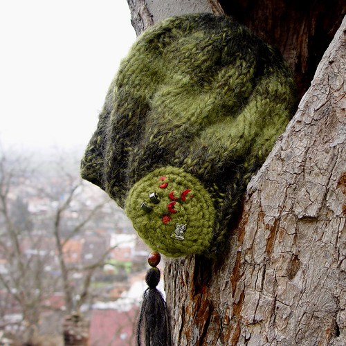 Čepice, baret -JEDINĚ ZELENOU! — foto 1