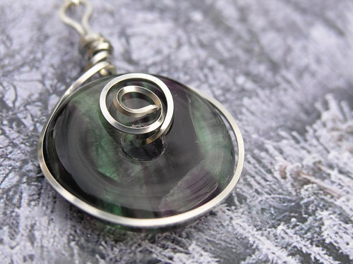 Přívěsek s fluoritem — foto 1