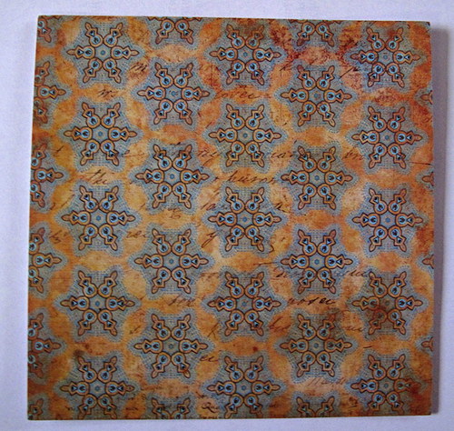 Papír Manuscript modrý ornament 1ks — foto 1