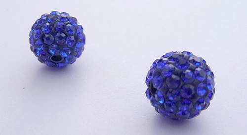 Shamballa korálek 10mm 1ks