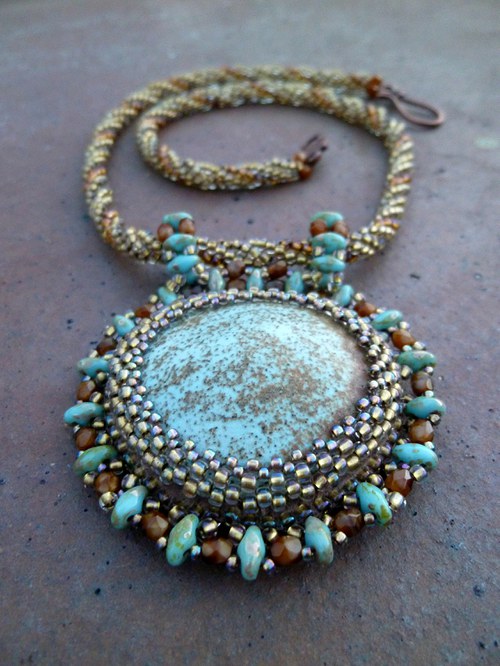 Antique turquoise - náhrdelník — foto 1