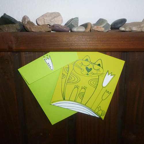 Papírové Přáníčko - zelené — foto 1