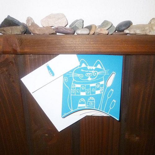 Papírové Přáníčko - modré — foto 1