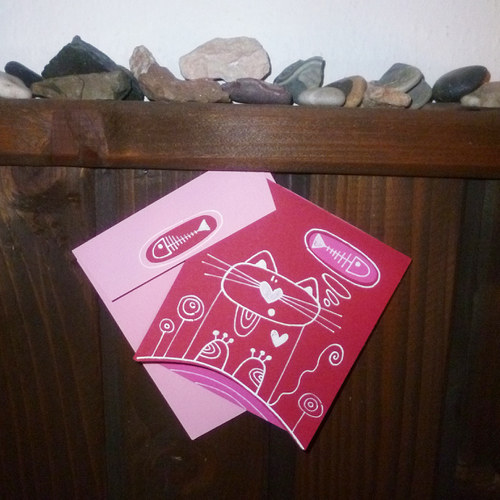 Papírové Přáníčko - růžové — foto 1