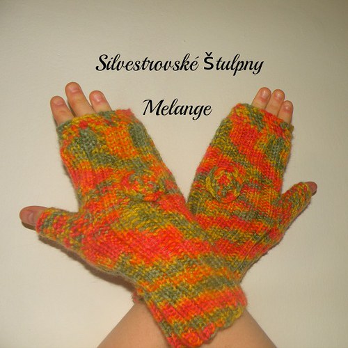SILVESTROVSKÉ -Pestrobarevné štulpny — foto 1