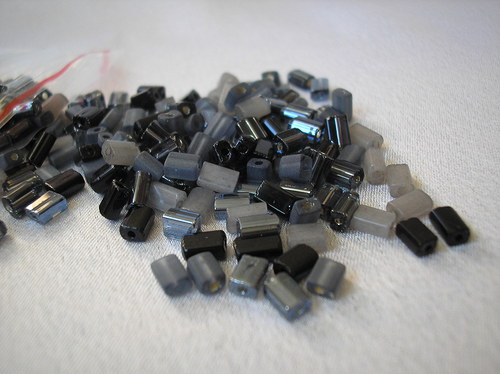 Rokajl mix šedo-černý, 10g - č.6 — foto 1
