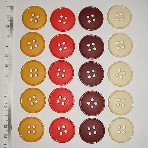 Knoflíky Mix 20 Ks — foto 1