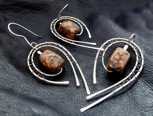 Hypoalergenní set s leopardím jaspisem — foto 1