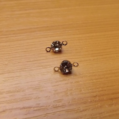 Šatonový spojovník - 4,5 x 10 mm - 2 kusy
