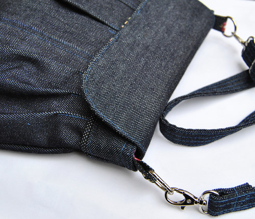 Kabelka -unikko- denim — foto 1