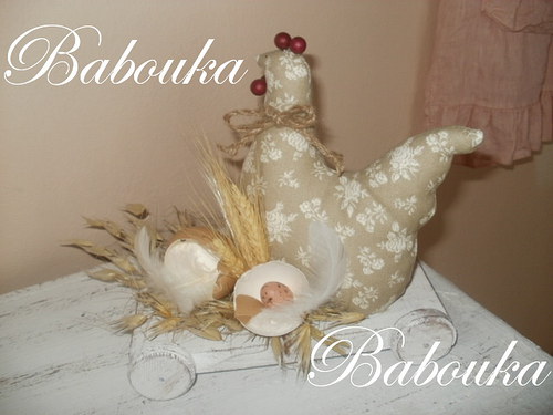 Slepička na dřevěném podvozku — foto 1