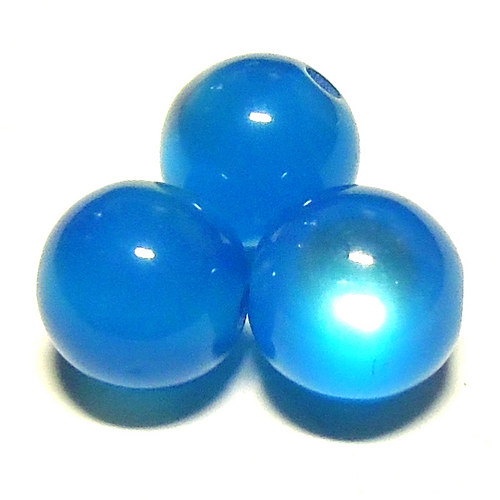 Korálky kočičí - 10 mm - 5 ks — foto 1