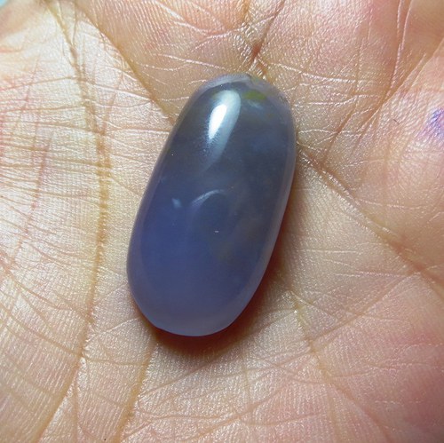Extra Modrý chalcedon ,kabošon č.4 — foto 1