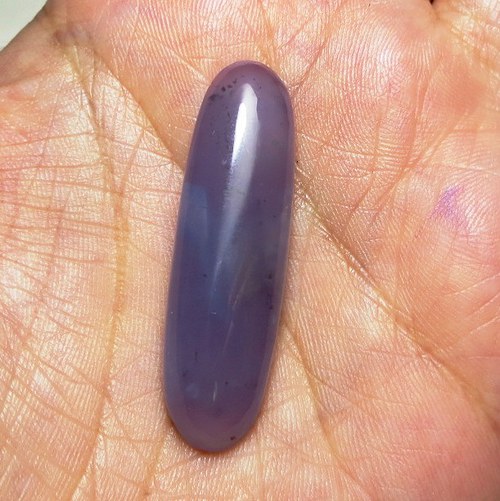 Extra Modrý chalcedon ,kabošon č.5 — foto 1
