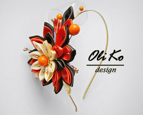 Čelenka kanzashi — foto 1