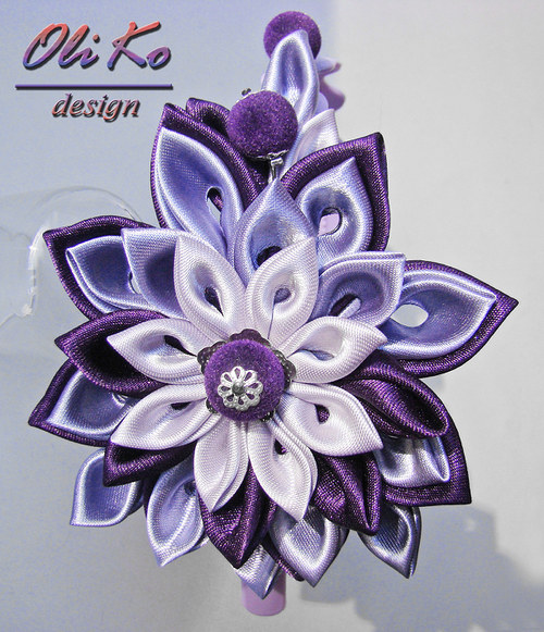 Čelenka kanzashi — foto 1