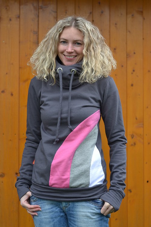 Šedá mikina — foto 1