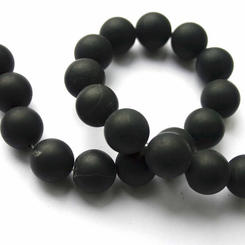 Matná kulička onyx 14mm — foto 1