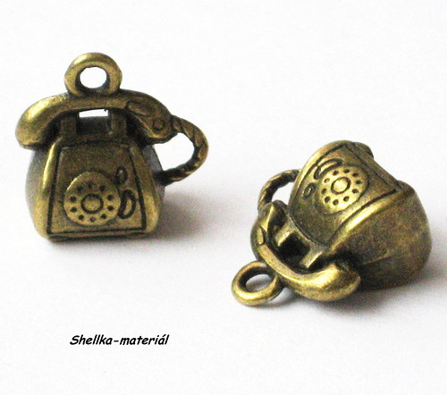 1057.Telefon/ 15x14x8mm/ 10 kusů