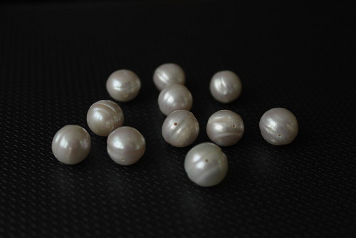 Přírodní říční perly,velké 10-11mm