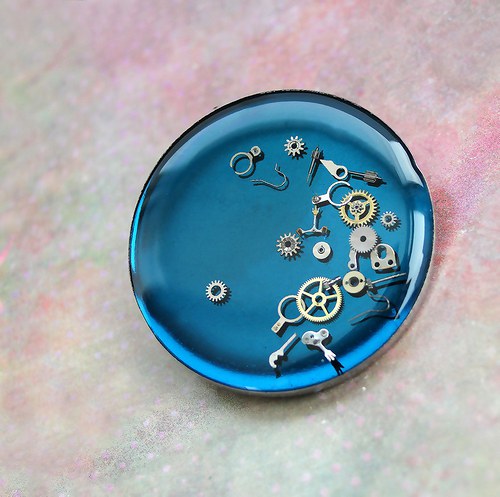 Turquoise brooch — foto 1