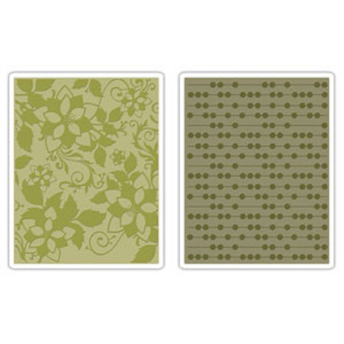Embosovací šablony - Dots & Flowers Set — foto 1