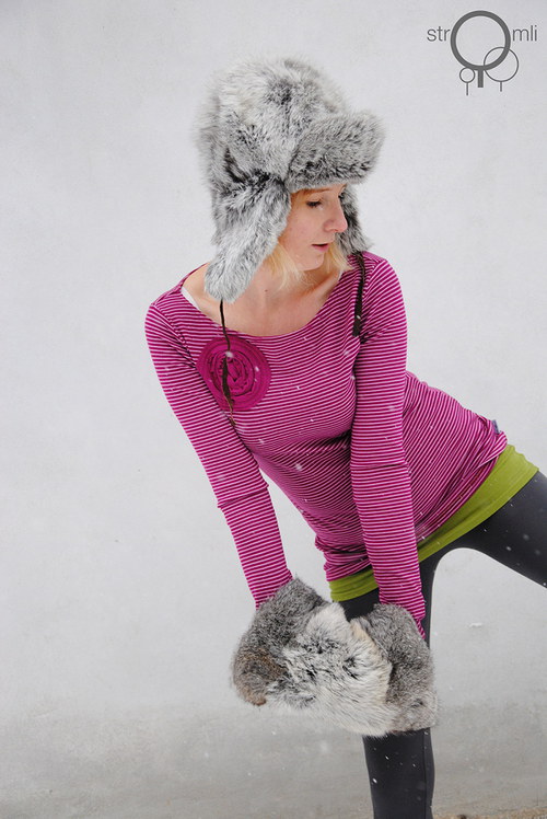 Lila pruhované s aplikací, pro Silvik77 — foto 1