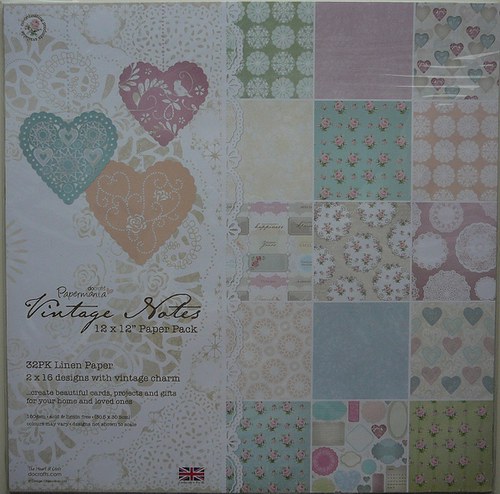 Sada papírů Vintage Notes 16 ks 30,5x30,5cm — foto 1