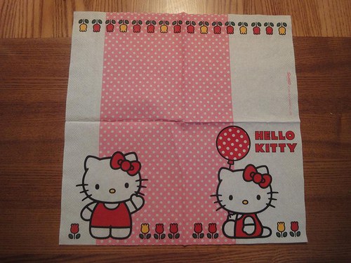 Ubrousek na decoupage - Hello Kitty — foto 1
