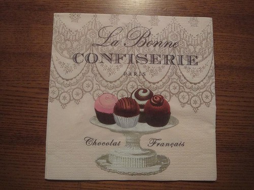Ubrousek na decoupage - bonbony — foto 1
