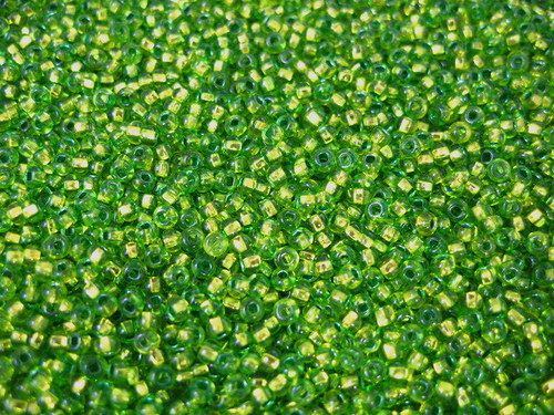 0101520/Rokajl zelený stříbrný průtah 2,3 mm, 10 g
