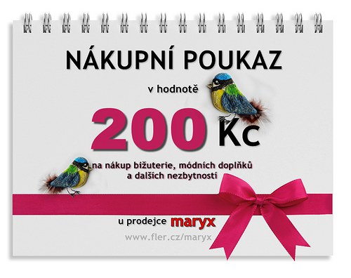 Dárkový poukaz 200 Kč — foto 1