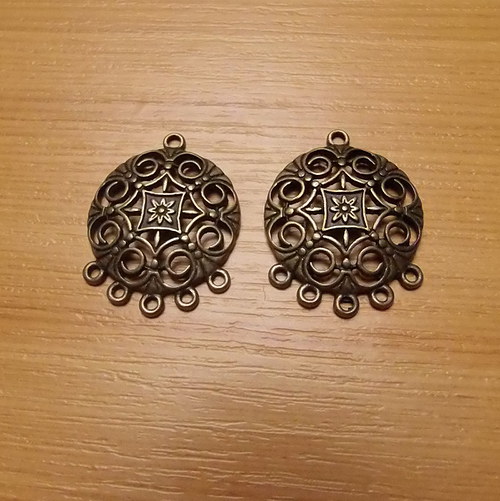 Bronzová ramínka - 31mm x 24mm — foto 1
