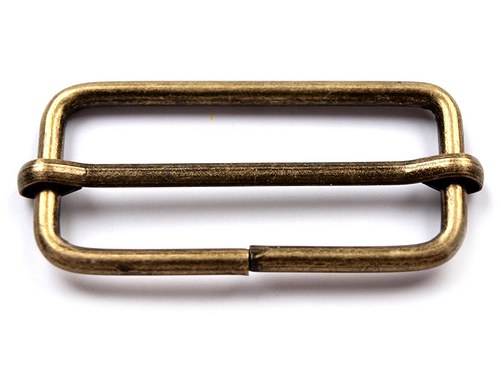 Posunovač na popruhy 18x38mm staromosaz