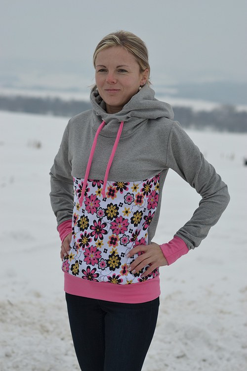 Šedá mikina — foto 1