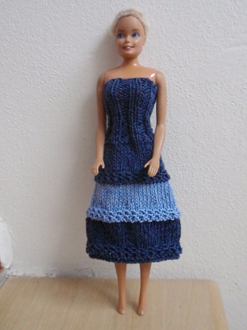Barbie - modré dlouhé — foto 1