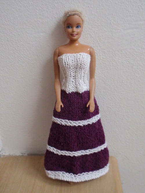 Barbie - fialové plesovky — foto 1