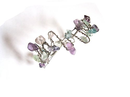 Fluoritový - Fluorite bracelet — foto 1