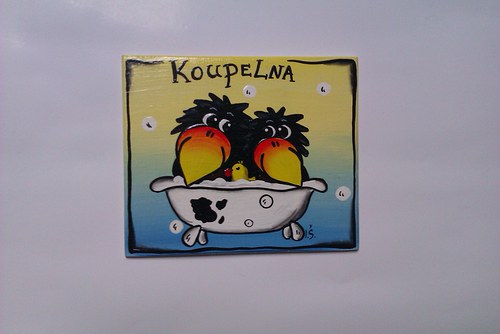 Cedulka na dveře-koupelna