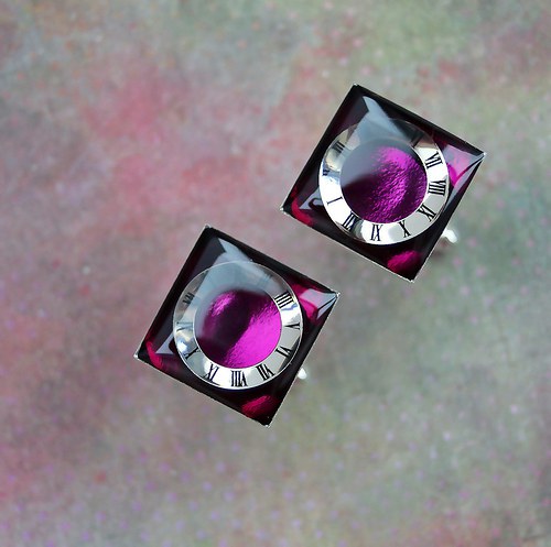 Manžetové knoflíčky /violet/ — foto 1