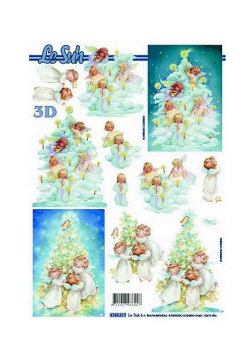 3D papíry - Andělíčci u stromečku — foto 1