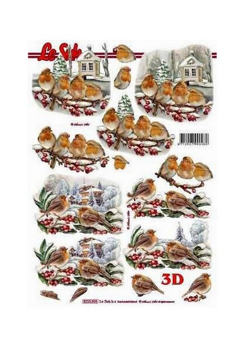 3D papíry - Ptáčci I. — foto 1