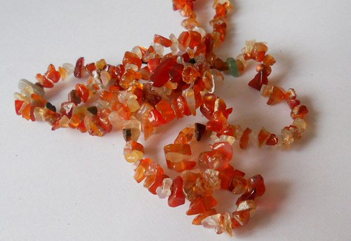 Carnelian zlomky - 20cm — foto 1