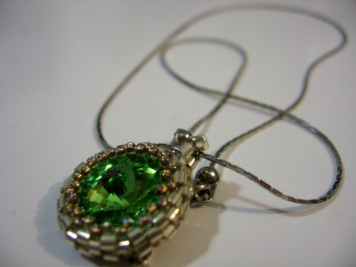 REZERVACE Swarovski zelený do sady — foto 1