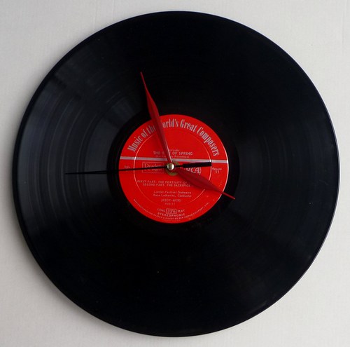Vinylové hodiny Stereophonic — foto 1