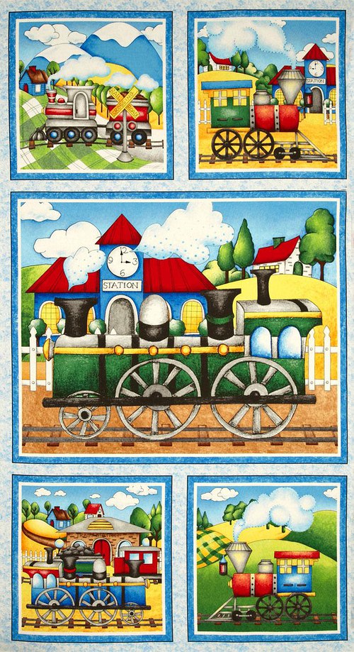 Bavlněná látka - T0089 - panel — foto 1